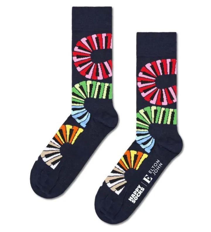 Happy Socks Erwachsene^Elton John Piano Notes Sock
