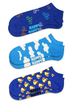Happy Socks Erwachsene^3-Pack Bike Low Socks