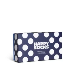 Happy Socks Farbüberladung|Erwachsene^3-Pack Dark Blue Mix Socks Gift Set