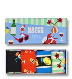 Happy Socks Erwachsene^4-Pack Fancy Dinner Socks Gift Set