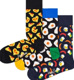 Happy Socks Erwachsene^3-Pack Food Mix Socks