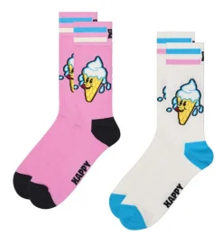 Happy Socks Erwachsene^2-Pack Ice Cream Cone Socks