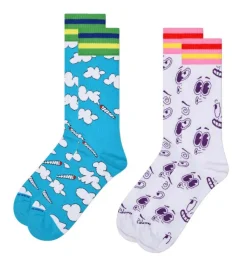 Happy Socks Farbüberladung|Erwachsene^2-Pack Mary Jane Socks