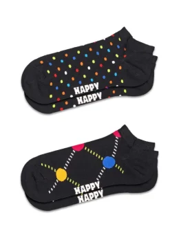 Happy Socks Erwachsene^2-Pack Mini Dot Low Socks