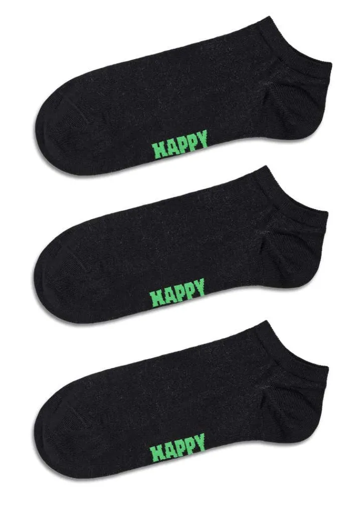 Happy Socks Lange Und Low Socken|Erwachsene^3-Pack Solid Low Socks