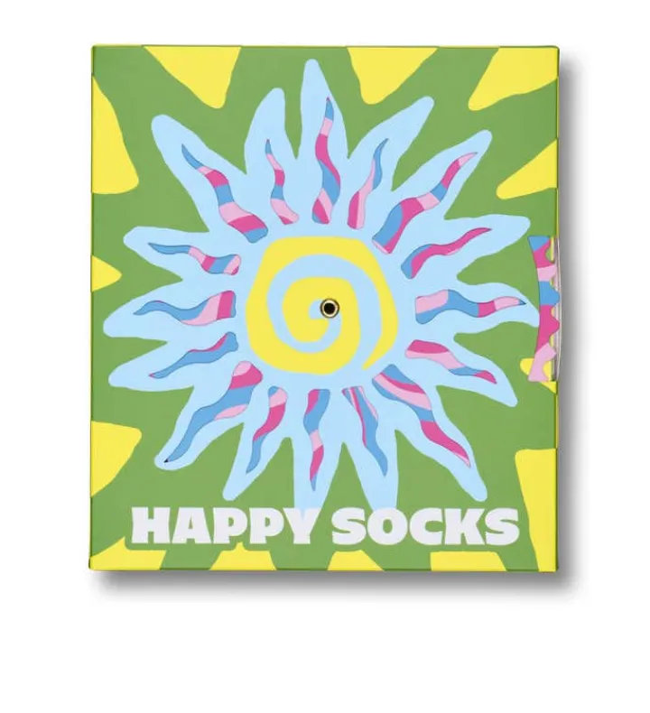 Happy Socks Farbüberladung|Erwachsene^2-Pack Summer Swirl Socks Gift Set