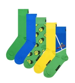 Happy Socks Erwachsene^5-Pack Tennis Socks