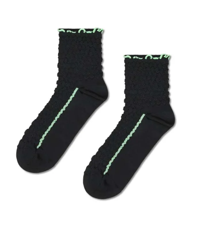 Happy Socks Extra Feine Styles|Erwachsene^Structure Slinky Mini Crew Sock