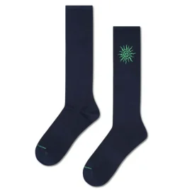 Happy Socks Farbüberladung|Sneakersocken^Sun Knee High Sock